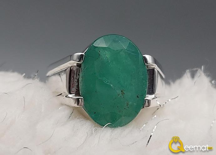 925 Pure Silver Ring With Real Gemstone