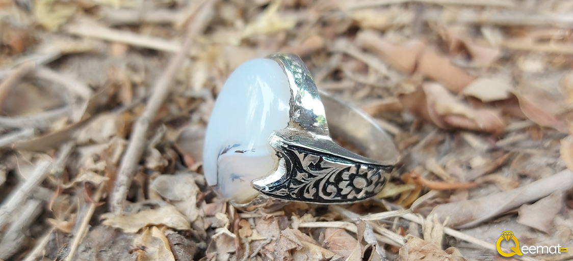 Agate Stone Ring For March April Month BrithStone