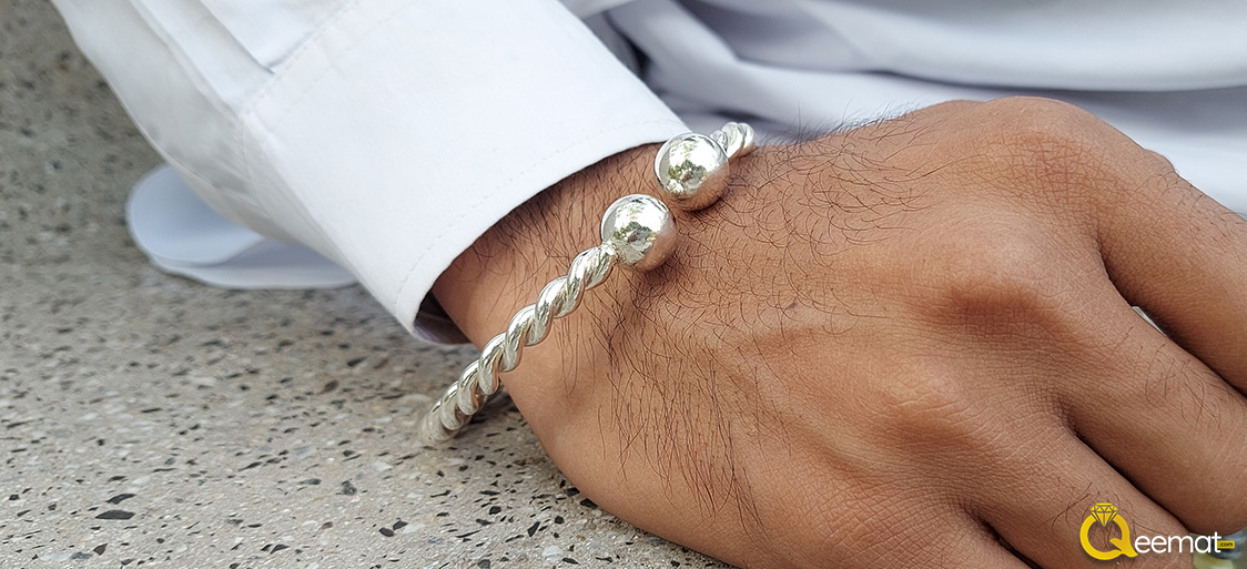 Chandi Made Bracelet For Shia Muslims Girls And Boys