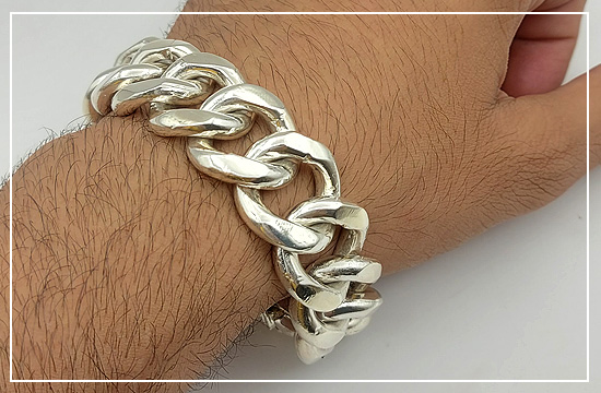 Chunky curb chain style