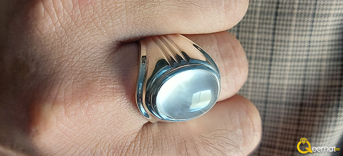 Dur e Najaf Stone Pure Silver Ring Price In Pakistan