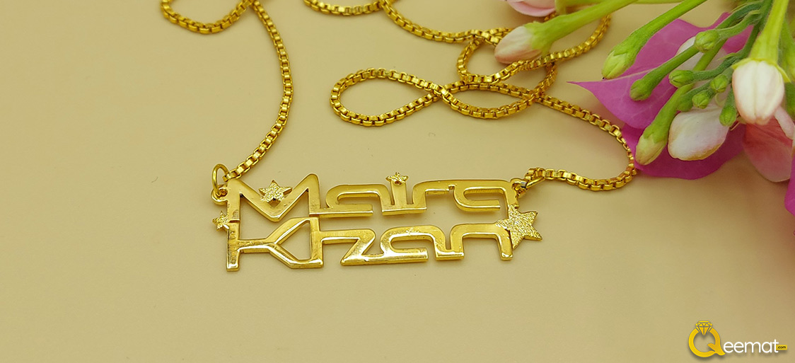 Maira Khan Custom Name Locket Price In Pakistan Jewelry For Men Women