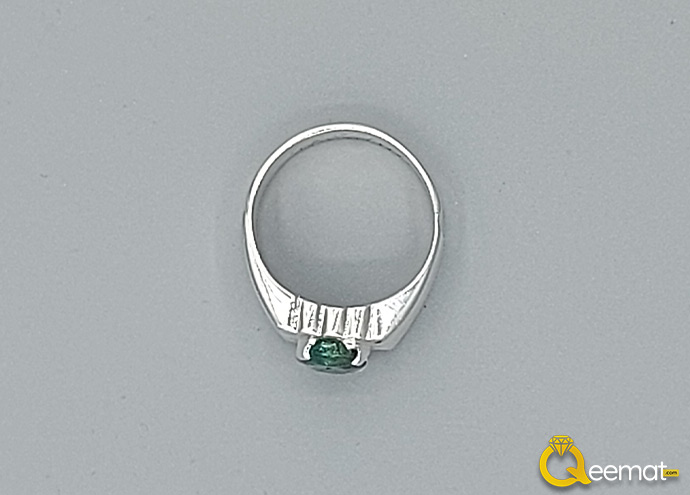 Man New Style Gemstone Ring Pure Chandi