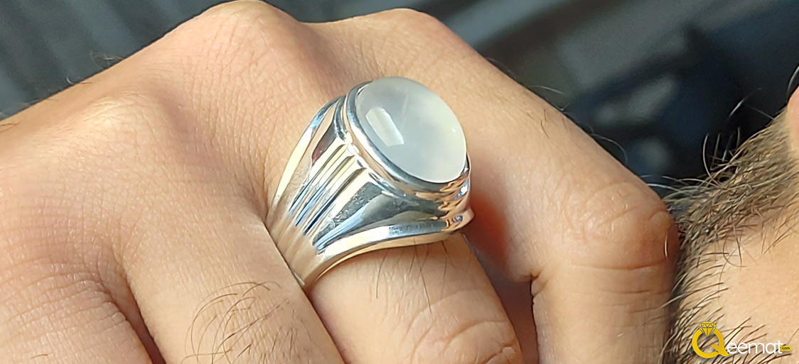 Natural Dur e Najaf Stone Ring For Men