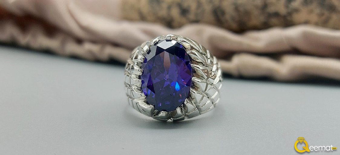 Natural Zircon Gemstone Ring For Men To Gift Husband Or BoyFriend