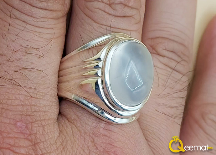 Silver Ring In Dur e Najaf Stone Online Order