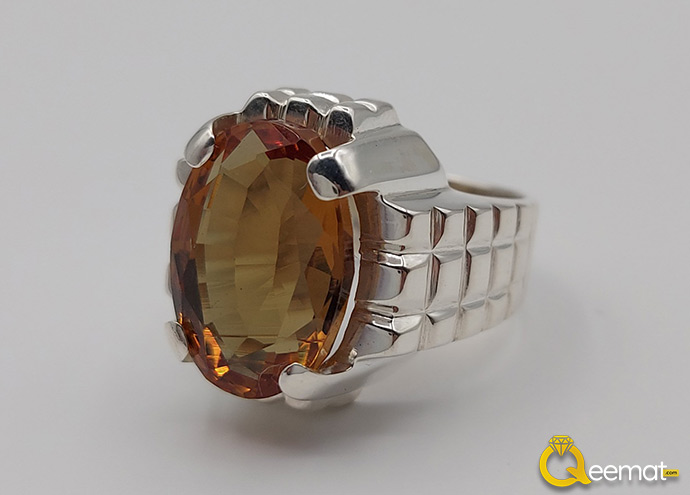 Yellow Sapphire Pukhraj Gemstone Ring 4.25 Ratti For Men And Women, Girls-atpcosmetics.com.vn