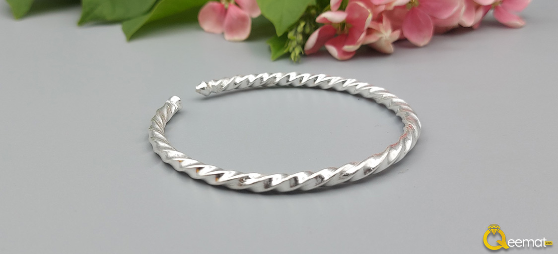 Simple Silver Kada For Men And Women