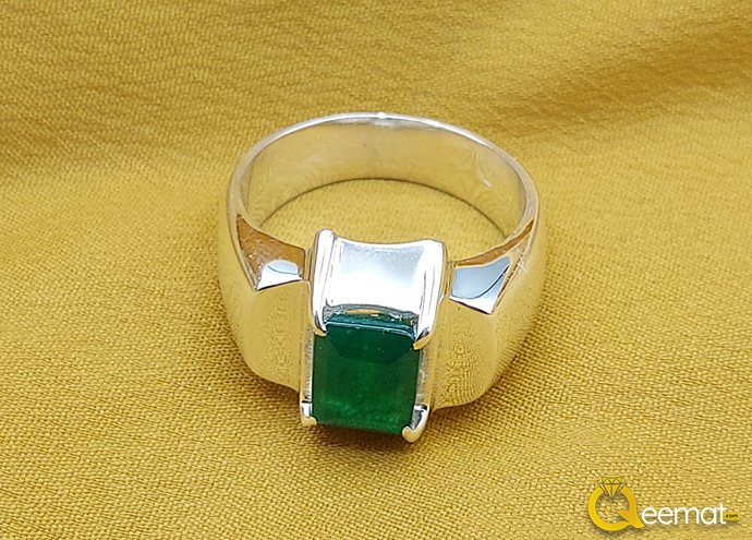 Zamurd Gemstone Ring For Men Online Order