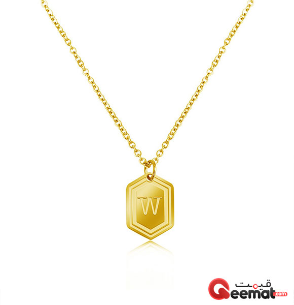 Alphabet Necklace Gold Plated For Girls