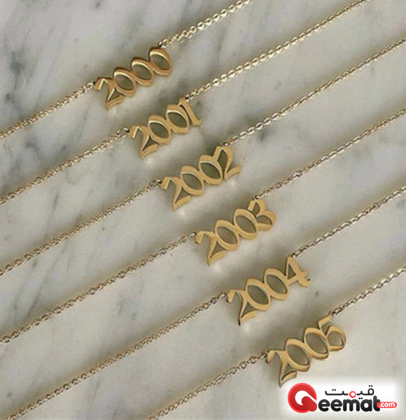 Birthday Gift For Girls Silver Made Gold Plated Necklace