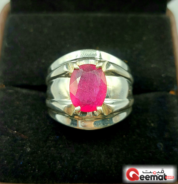 Chandi Ring With Yaqoot Pathar Price In Pakistan