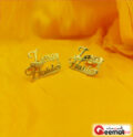 Custome Made Double Name Cufflinks Designs