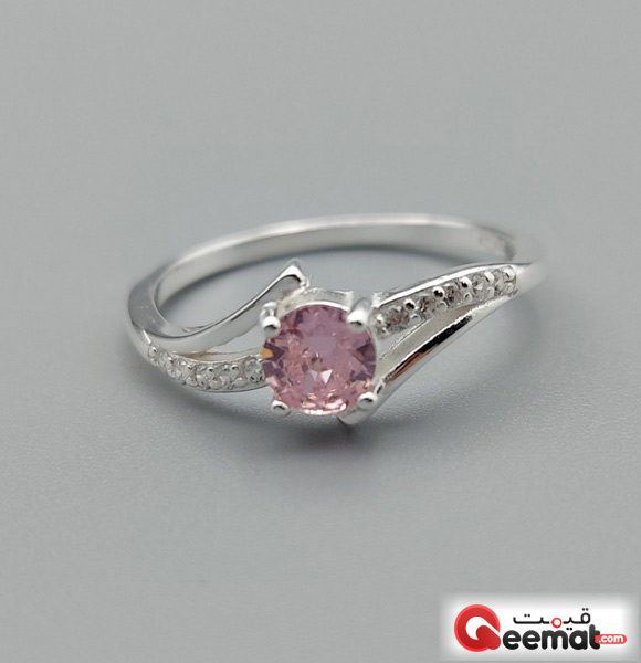 Pink Zircon Women Ring