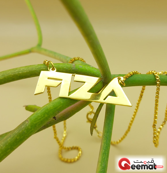 Pure Gold Name Necklace For Girls