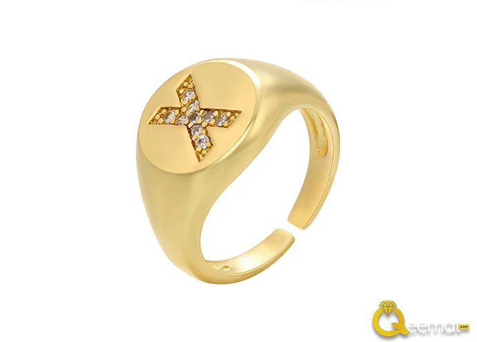 A Alphabet Ring Design For Boy