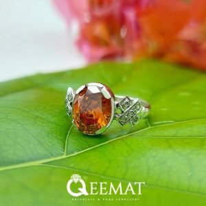 Zircon Stone 925 Sterling Silver Ring for Women
