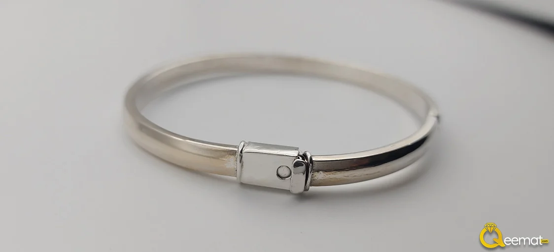 Best Sterling Silver Plain And Shining Bracelet For Men Best Sterling Silver Plain And Shining Bracelet For Men