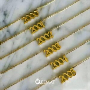 Birthday Gift For Girls Numeric Number Necklace (Made in Pure Silver)