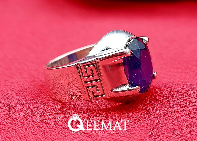 Blue Sapphire Ring Sagittarius Star Stone Online Order