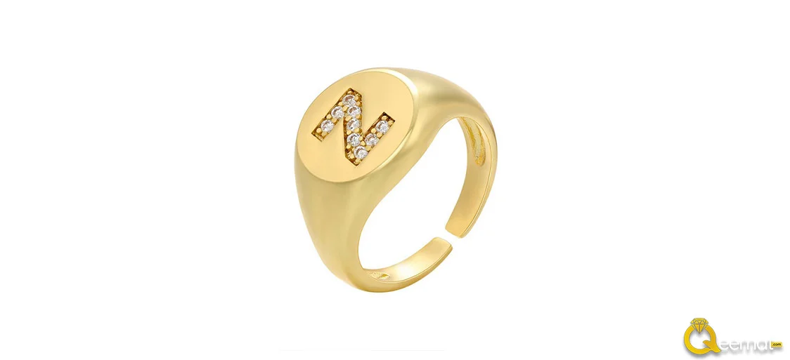 Custome Name A Alphabet Ring Design For Man