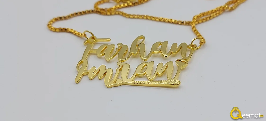 Farhan Imran Double Name Male Locket For Women