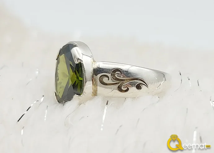 Floral Style Silver Ring For Women