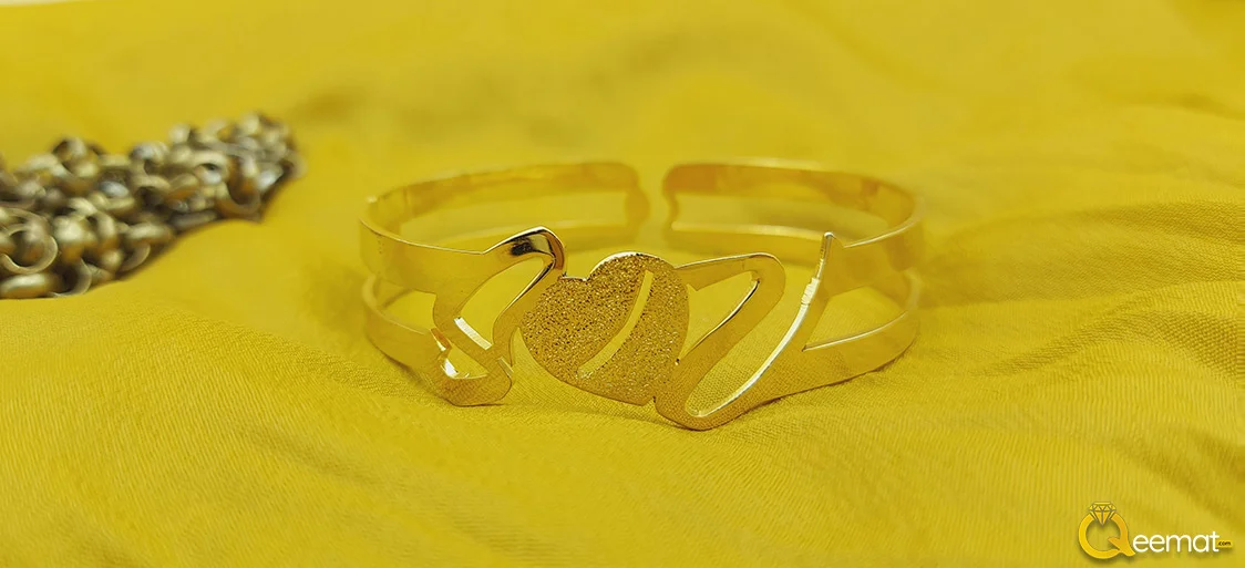 Gold Plated Bracelet Kada Design For Girls