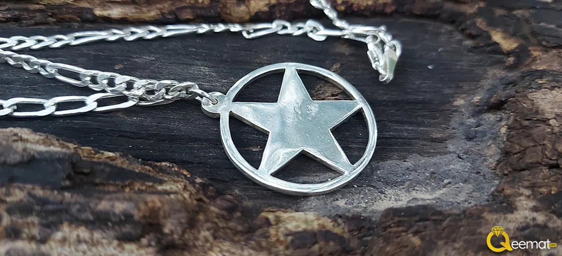 Handmade Sterling Pure Silver Star Locket