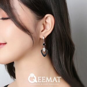 Party Wear Stone Less Drop Earrings - 925 Sterling Silver