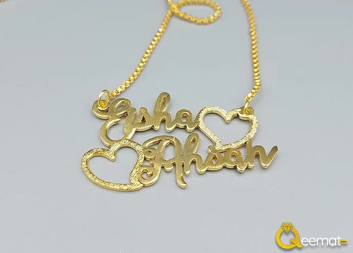 Heart Shape Couple Necklace For Boys And Girls