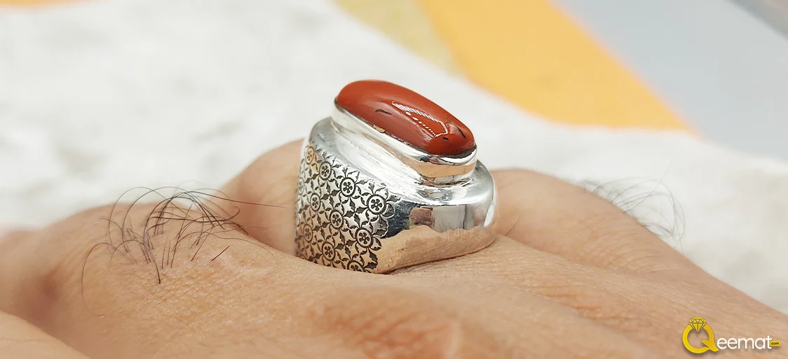 marjan ring silver made for men