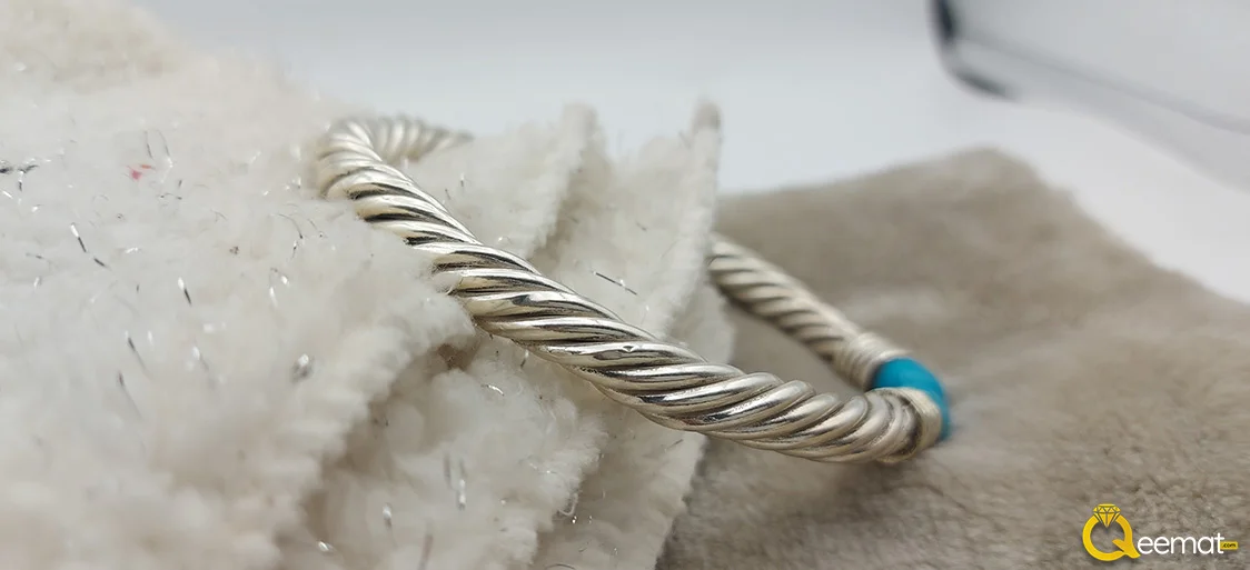 Blue Topaz Aquamarine Silver Ring For Boy