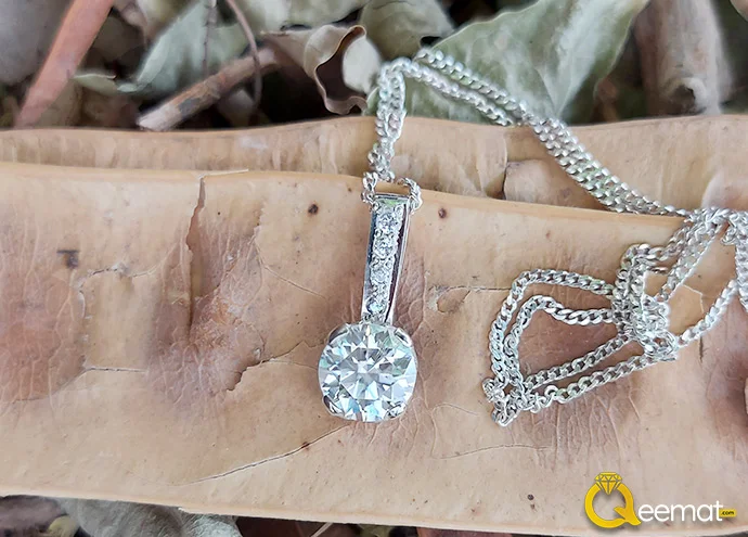 Moissanite Necklace With Chain Silver Made Online Order Moissanite Necklace With Chain Silver Made Online Order
