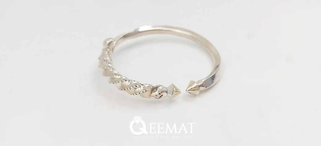 Pure Silver Kada Talwar Style For Boys And Girls Pure Silver Kada Talwar Style For Boys And Girls