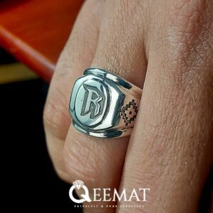 Custom Name Initials Ring for Men - 2024 Design 925 Sterling Silver Ring