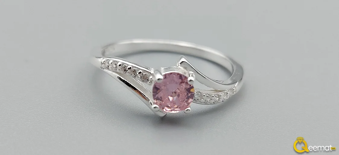 Pink Zircon Women Rings Online Order