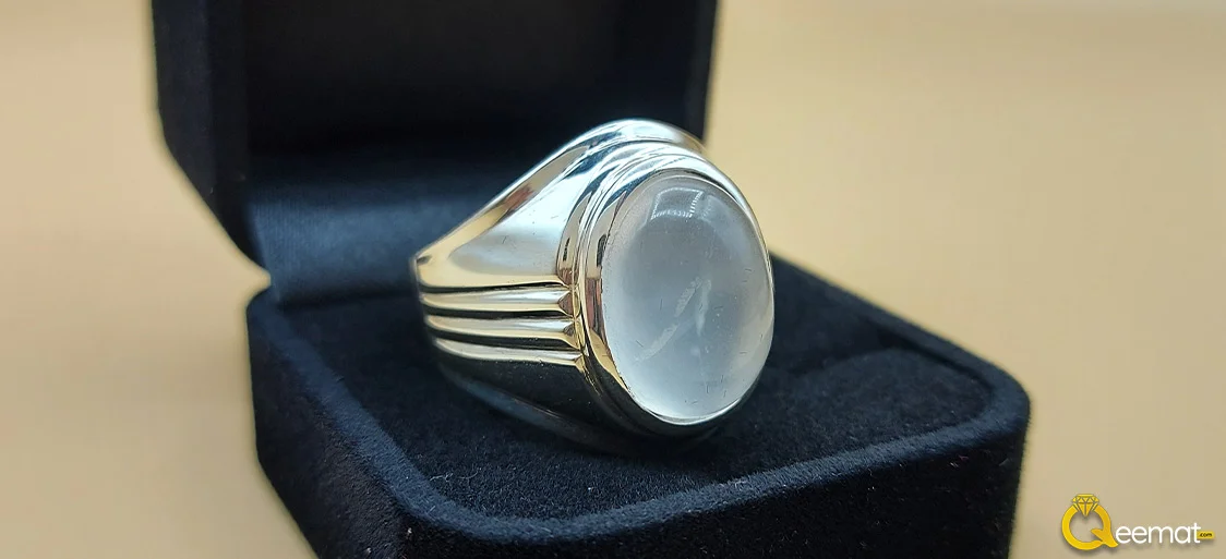 Real Dur e Najaf Stone Ring Made Of Pure Silver