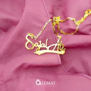 925 Silver Made Custom Name Gold Plated Locket for Her