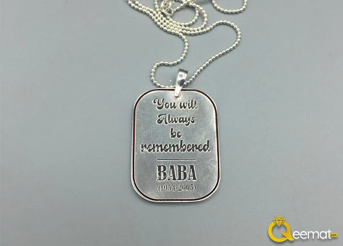 Silver Made Quote Necklace For Girls And Boys Silver Made Quote Necklace For Girls And Boys