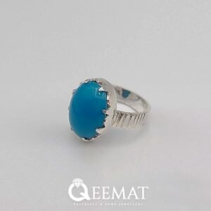 Natural Turquoise Ring for Women in 925 Sterling Silver