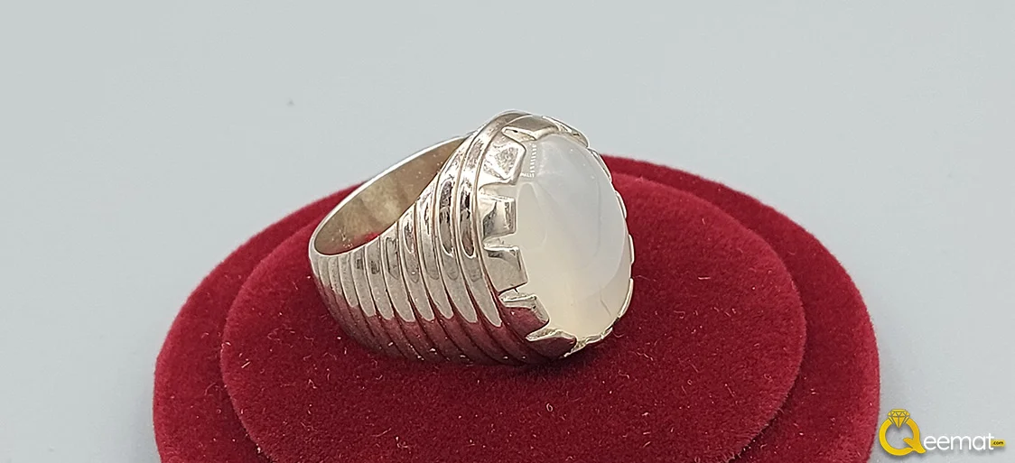 Silver Ring Silver With Dur e Najaf Stone Price Silver Ring Silver With Dur e Najaf Stone Price