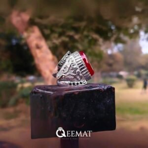 Vintage Agate Ring for Men