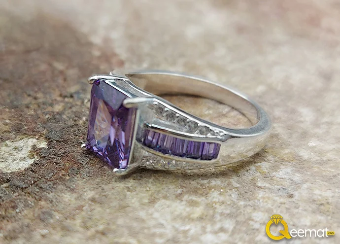 Women Blue Stone Silver Ring