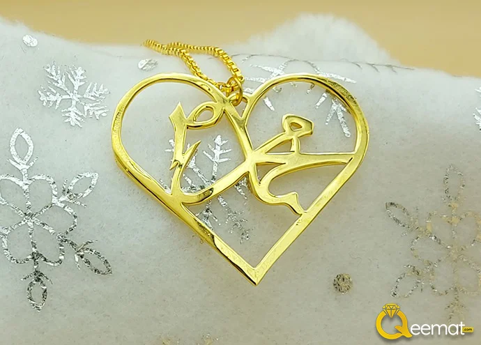 Ya Muhammad Saw Pendant In Silver For Men's Ya Muhammad Saw Pendant In Silver For Men's