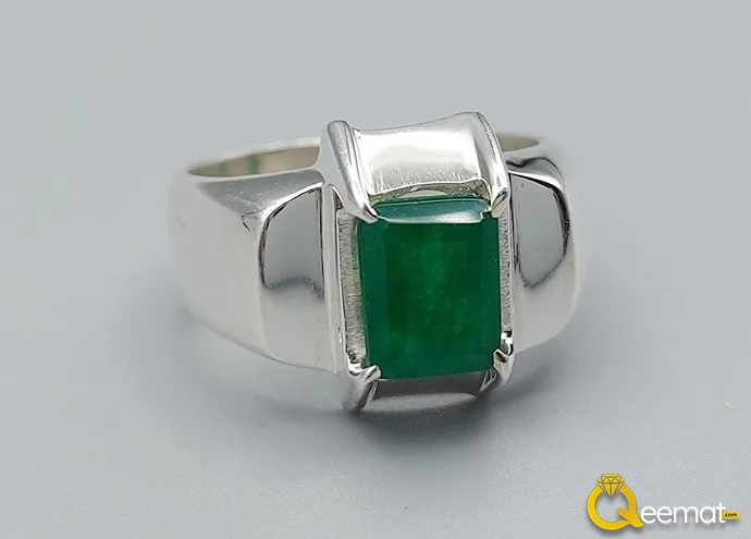 Emerald Gemstone Ring For Men Emerald Gemstone Ring For Men