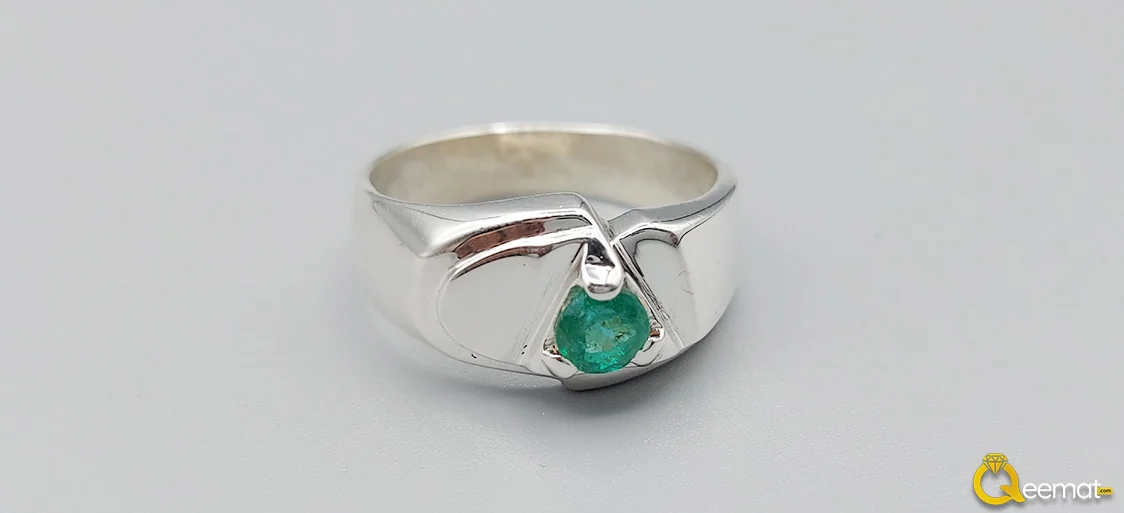 Emerald Stone Ring For Girls