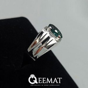 Emerald Stone Silver Ring For Men & Women | Purely Handmade
