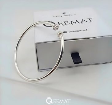 Handmade-Silver-Plain-Design-Ladies-Bracelet-Kada