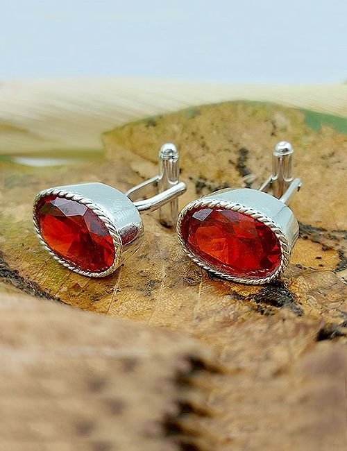 gemstone cufflinks